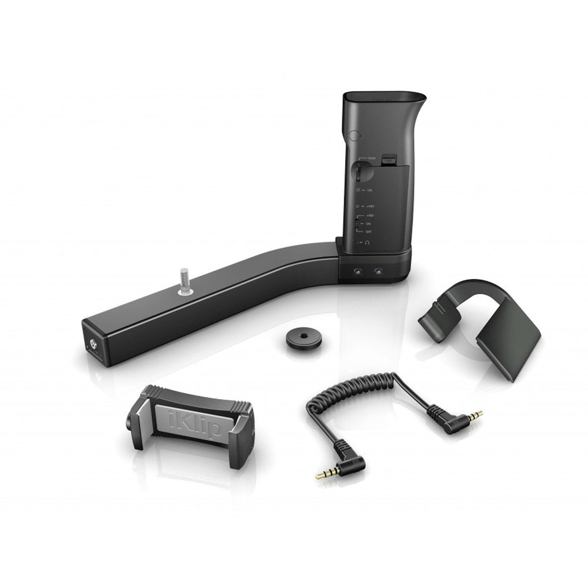 Microphone Accessories - IK Multimedia IKlip A/V Smartphone Broadcast Mount