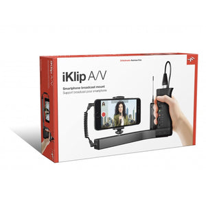 Microphone Accessories - IK Multimedia IKlip A/V Smartphone Broadcast Mount