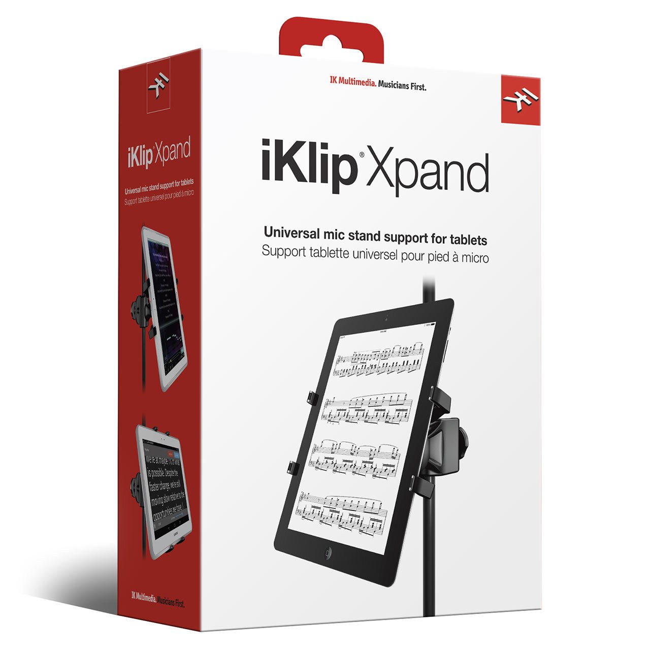 Microphone Accessories - IK Multimedia IKlip Xpand - Universal Mic Stand Support For Tablets