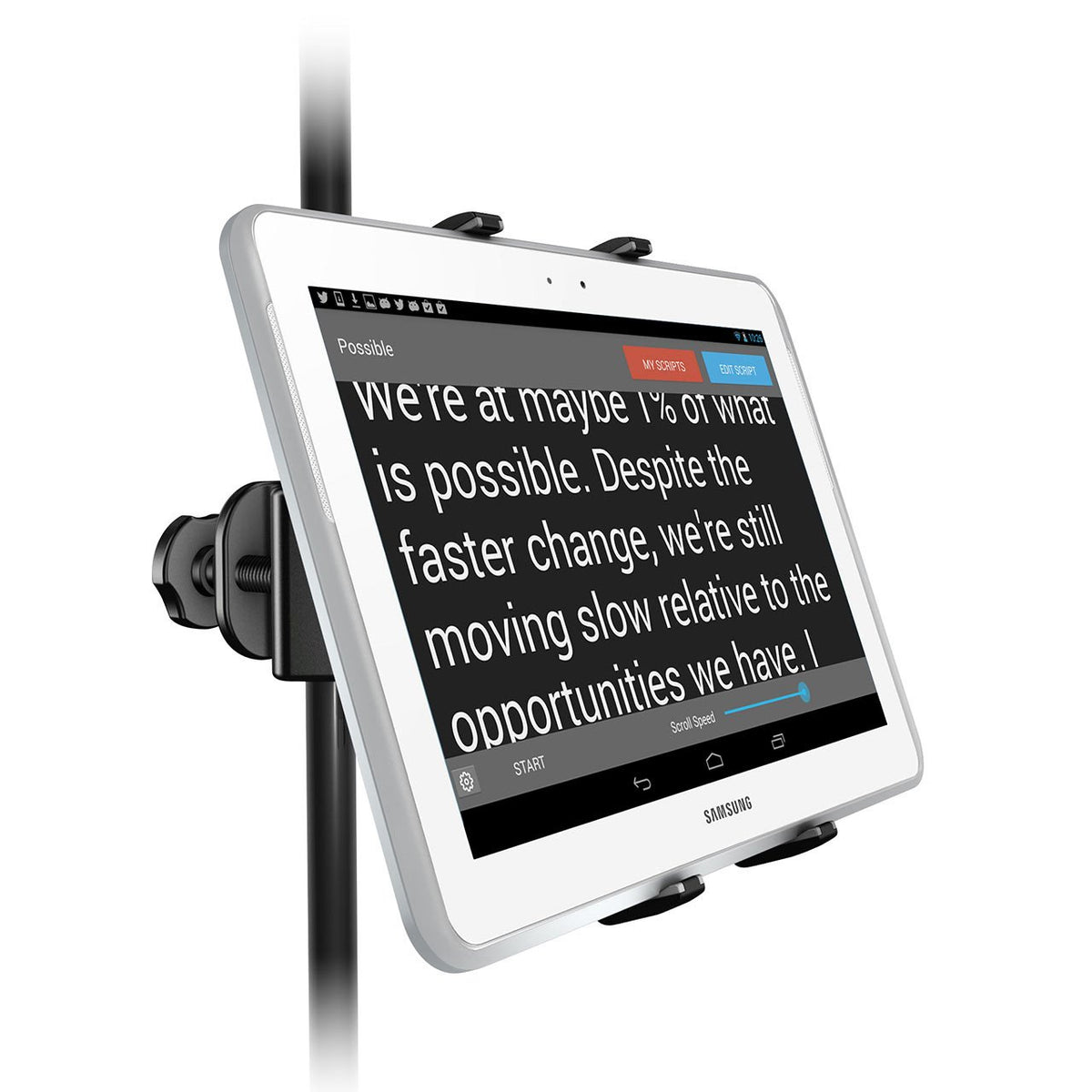 Microphone Accessories - IK Multimedia IKlip Xpand - Universal Mic Stand Support For Tablets