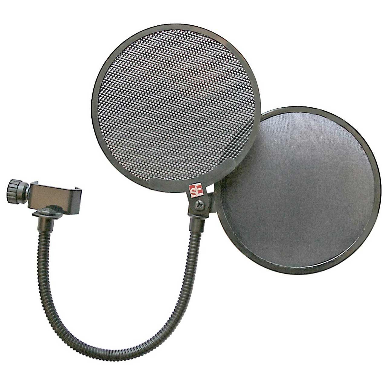 Microphone Accessories - SE Electronics Dual Pro Pop Screen - Microphone Pop Filter Shield