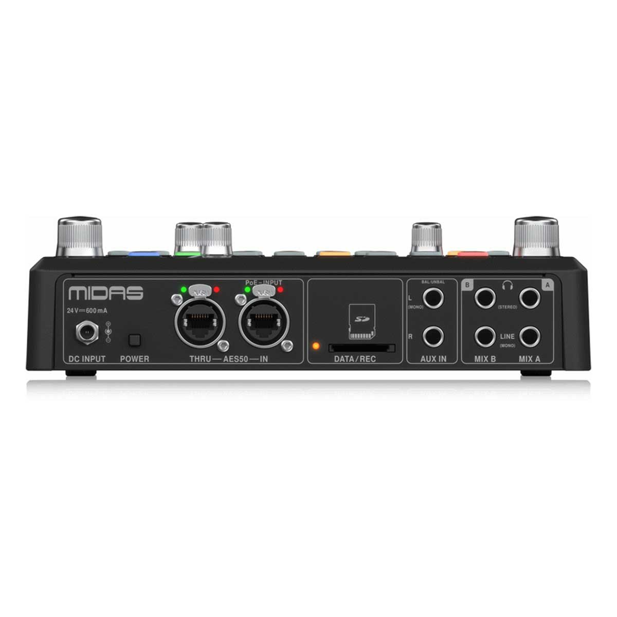 Midas DP48 Dual 48 Channel Personal Monitor Mixer with SD Card Recorder, Stereo Ambience Microphone and Remote Powering