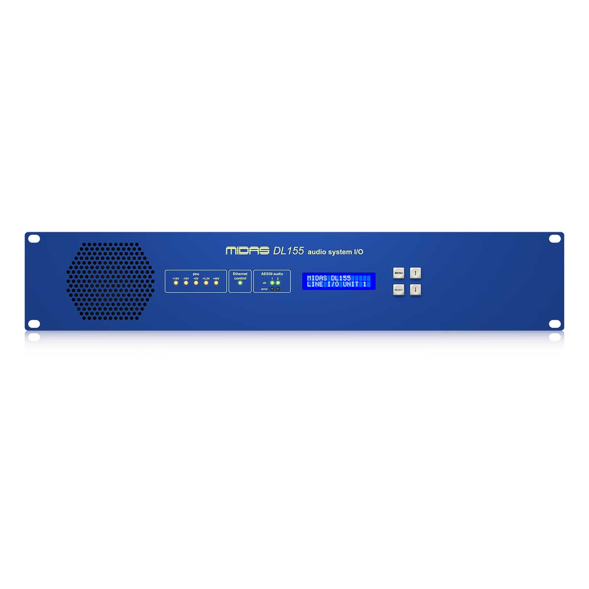 Midas DL155 16 Input, 16 Output Stage Box with 8 Midas Microphone Preamplifiers and AES3 Digital Interface
