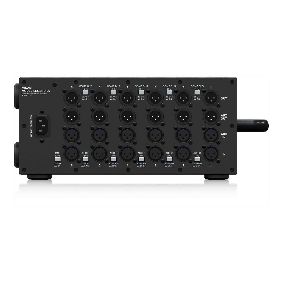 Midas Legend L6 500 SERIES Rack Chassis for 6 modules