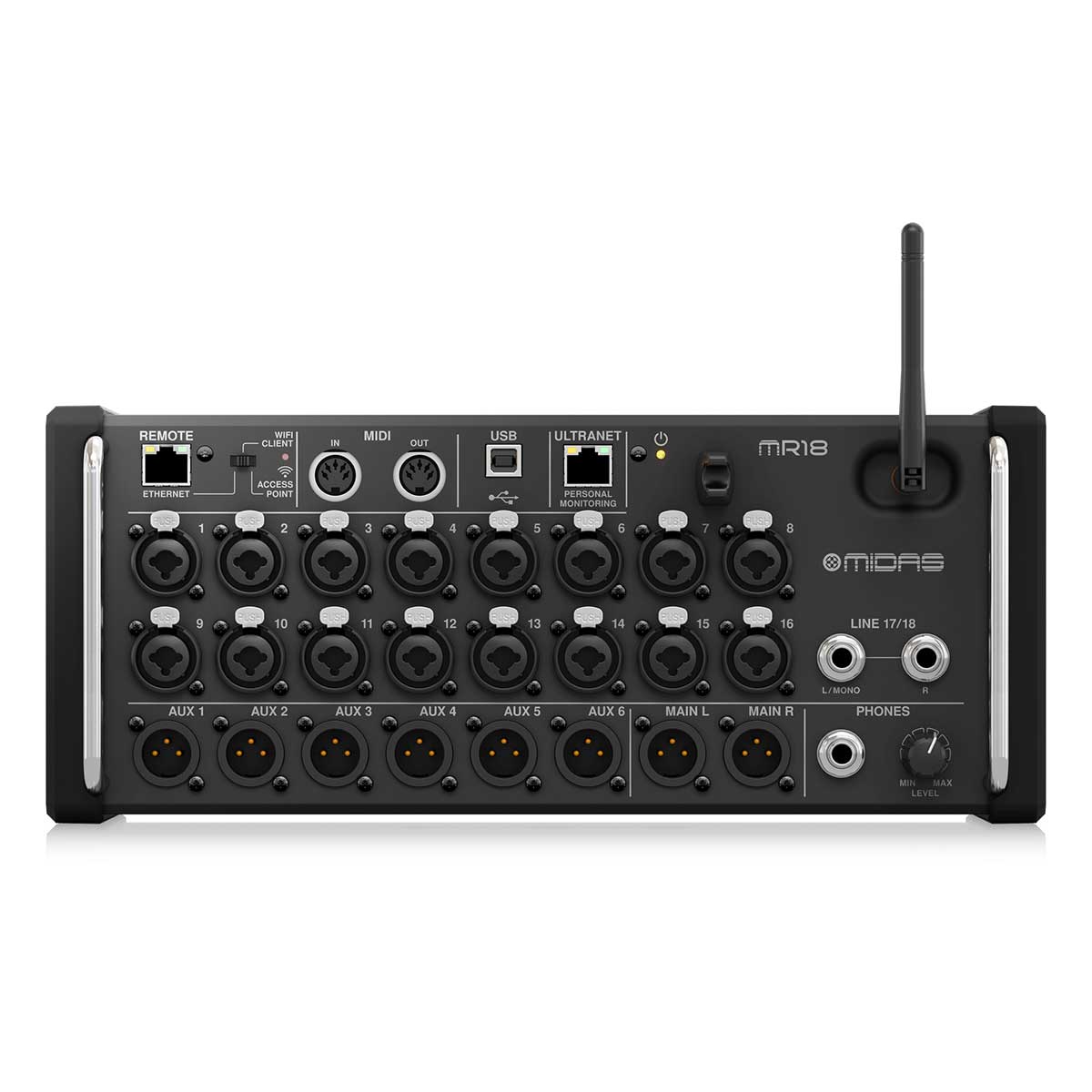 Midas MR18 Digital Rack Mixer with iPad/Android Tablet Control