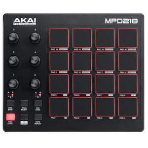 MIDI Controllers - AKAI MPD218 Midi Pad Controller