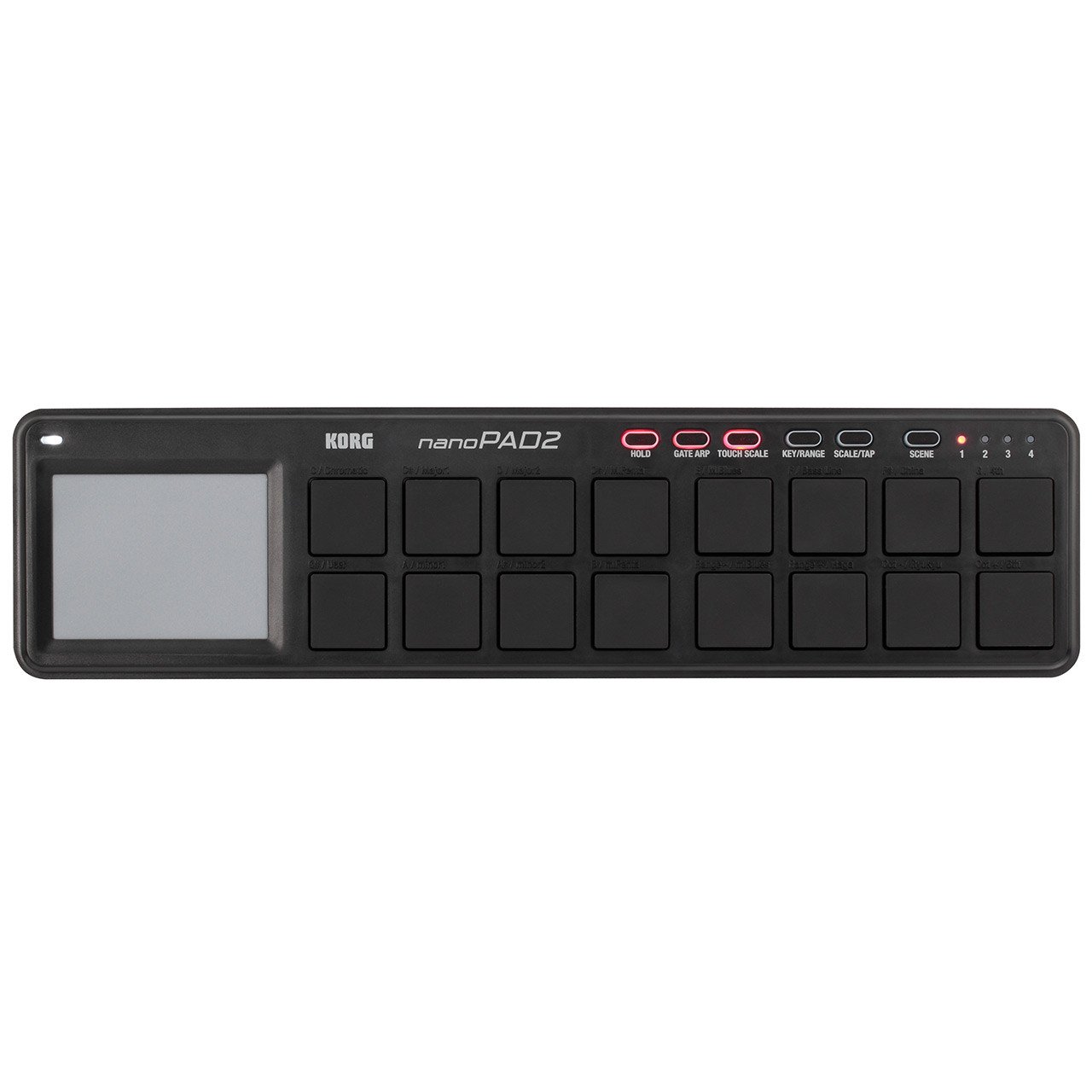 MIDI Controllers - Korg NanoPAD 2 Slim-Line USB Pad Controller - BLACK