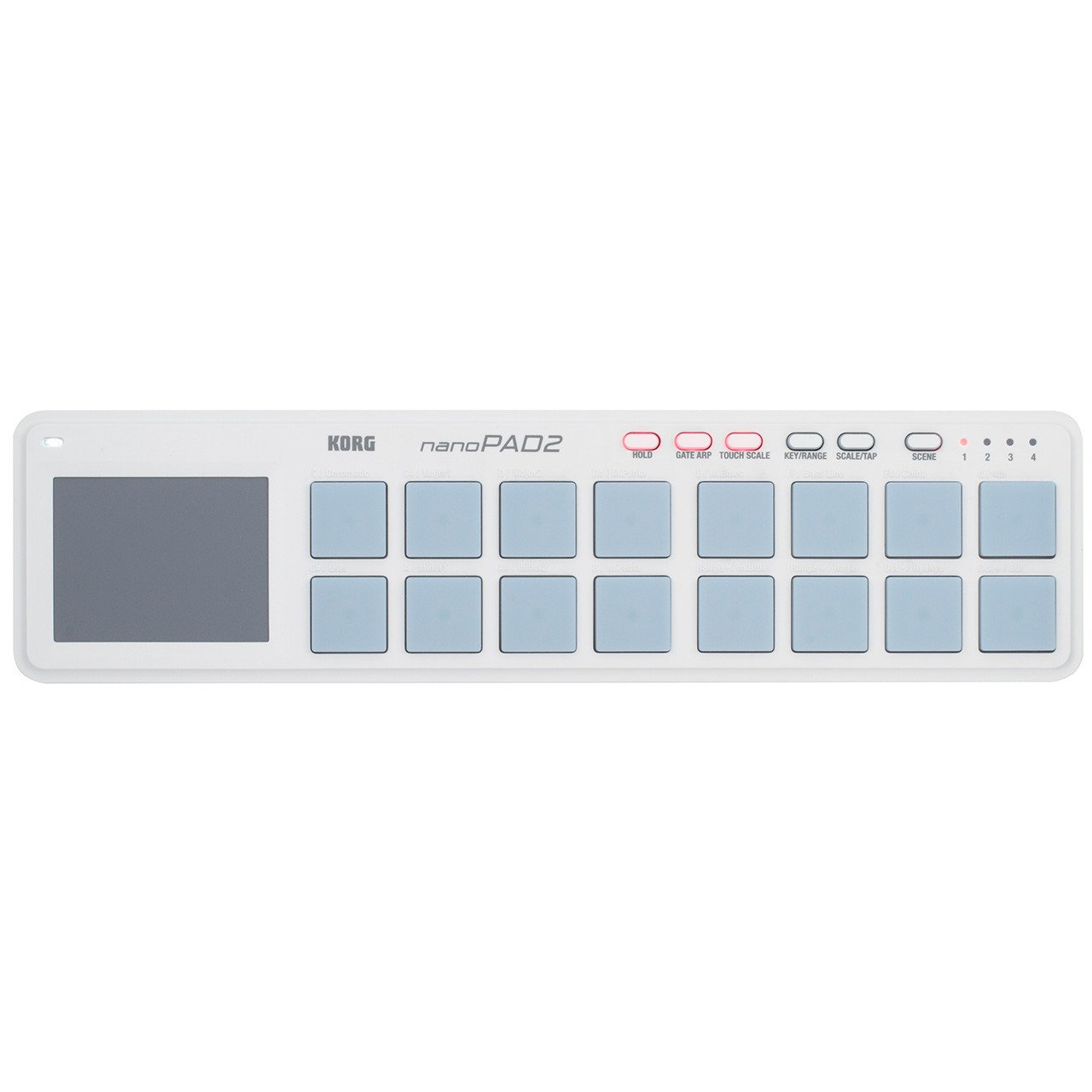 MIDI Controllers - Korg NanoPAD 2 Slim-Line USB Pad Controller - WHITE