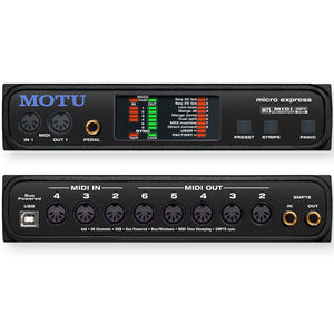 MIDI Interfaces - MOTU Micro Express 4x6 USB MIDI Interface