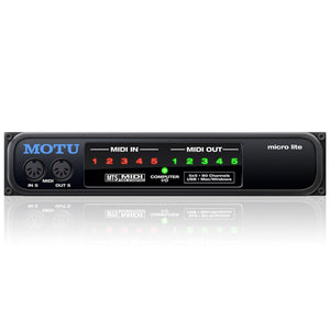 MIDI Interfaces - MOTU Micro Lite 5x5 USB MIDI Interface