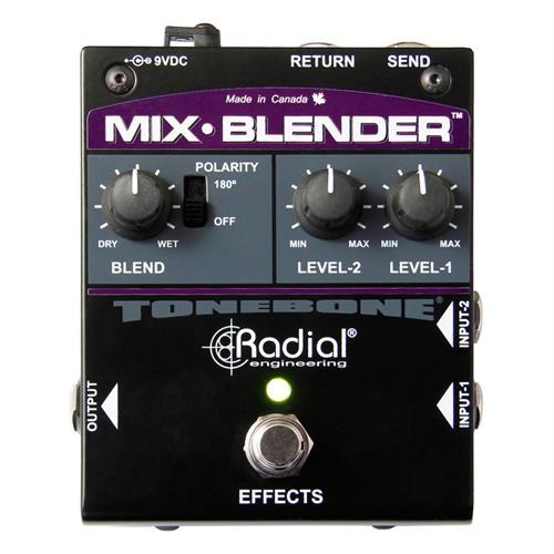  Radial Engineering Tonebone Mix-Blender Dual input guitar mixer with insert loop to blend in effects