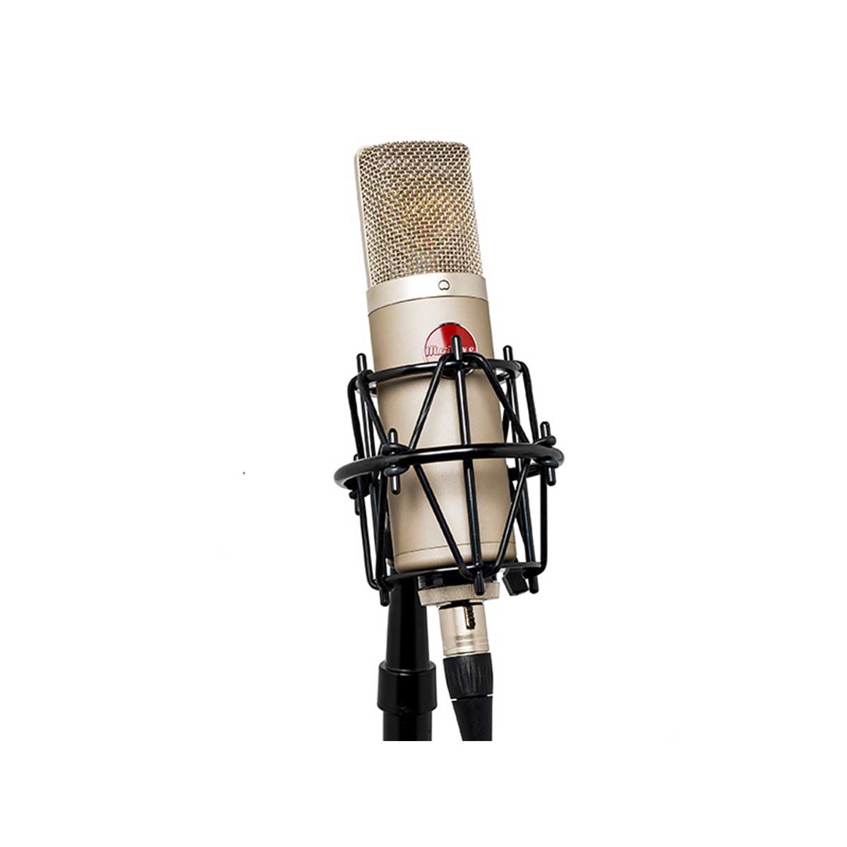 Mojave MA 200 Large Diaphragm Cardiod Vacuum Tube Condenser Microphone Satin Nickel