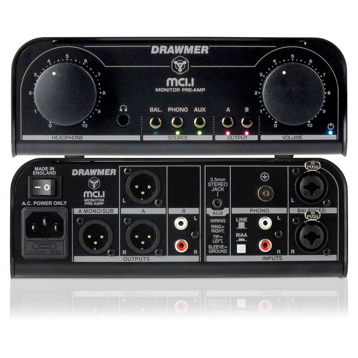 Monitor Controllers - Drawmer MC1.1 - Monitor PreAmp