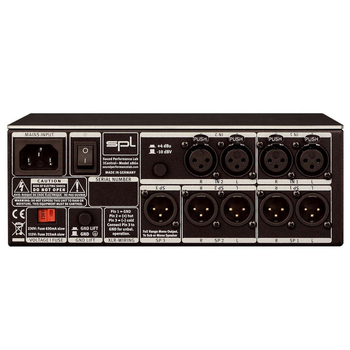Monitor Controllers - SPL 2Control Dual High Quality Headphone Amp Controller