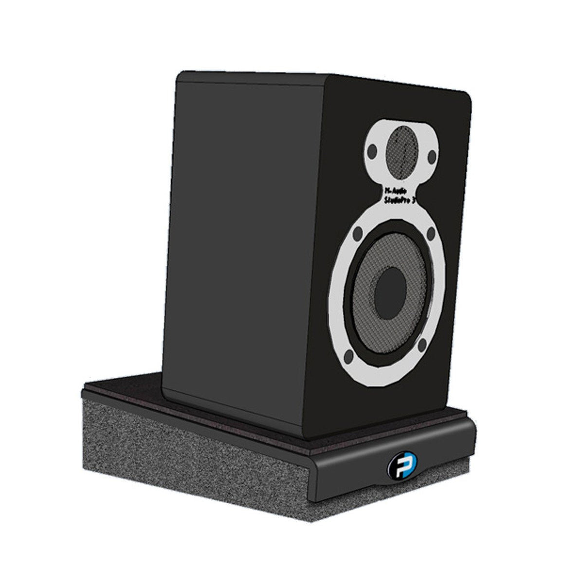 Monitor Isolation - Primacoustic RX5-DF Recoil Stabilizer 5 Degree Down Fire