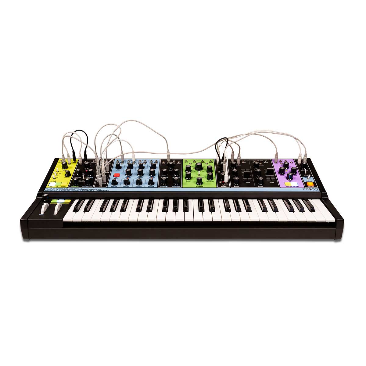 Moog Matriarch Patched Front