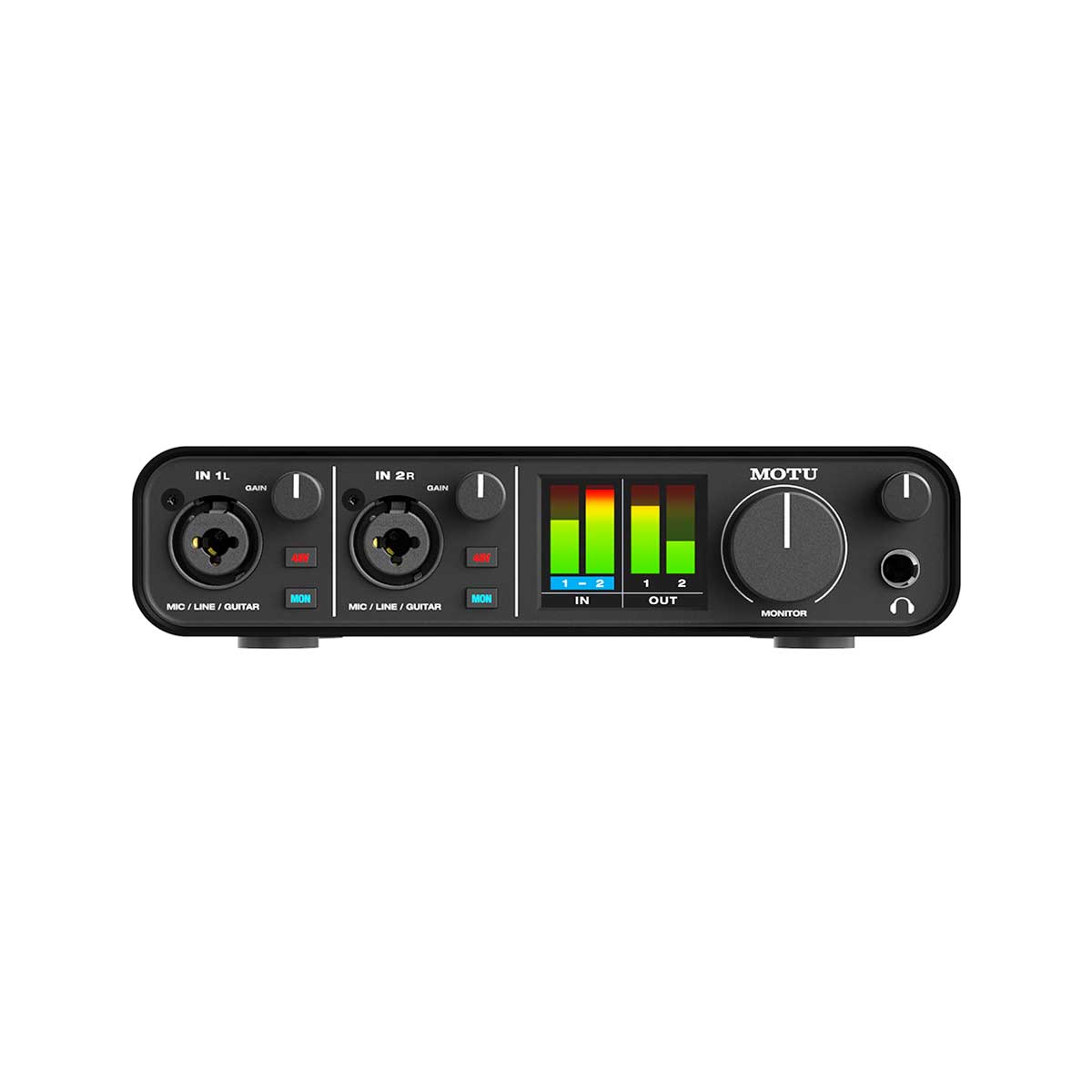 MOTU M2 USB-C Audio Interface Front