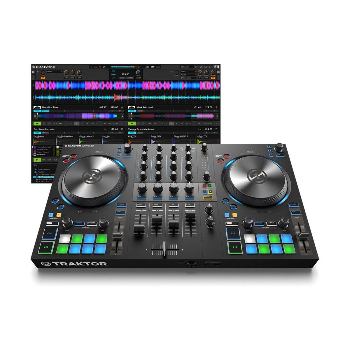 Native Instruments Traktor Kontrol S3 4-Channel DJ Controller