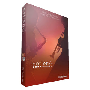 Notation Software - PreSonus Notion 6 - Notation Software / Music Composition And Performance Environment