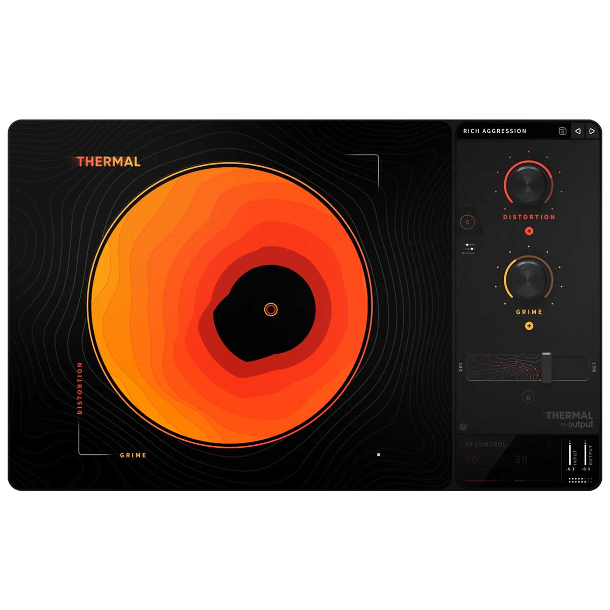 Output THERMAL Interactive Distortion FX Plugin