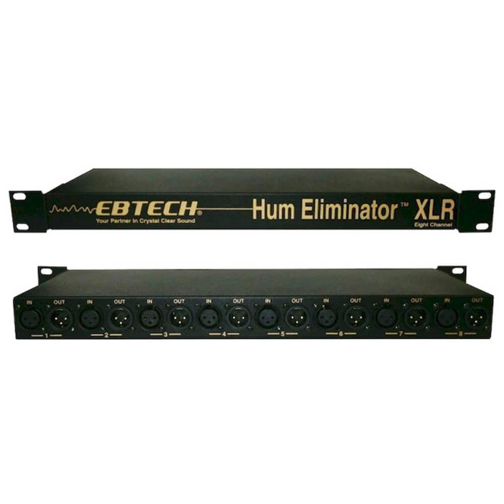 PA Accessories - EBTech Hum Eliminator 8-channel Rack-Mountable W/XLR Connectors
