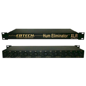 PA Accessories - EBTech Hum Eliminator 8-channel Rack-Mountable W/XLR Connectors