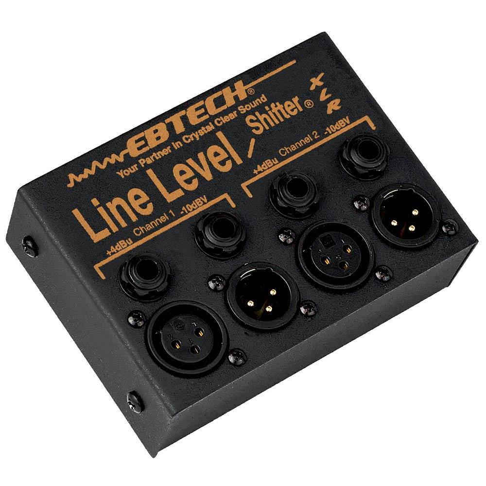 PA Accessories - EBTECH LINE LEVEL SHIFTER LLS-2-XLR (2 Ch Box With XLR)