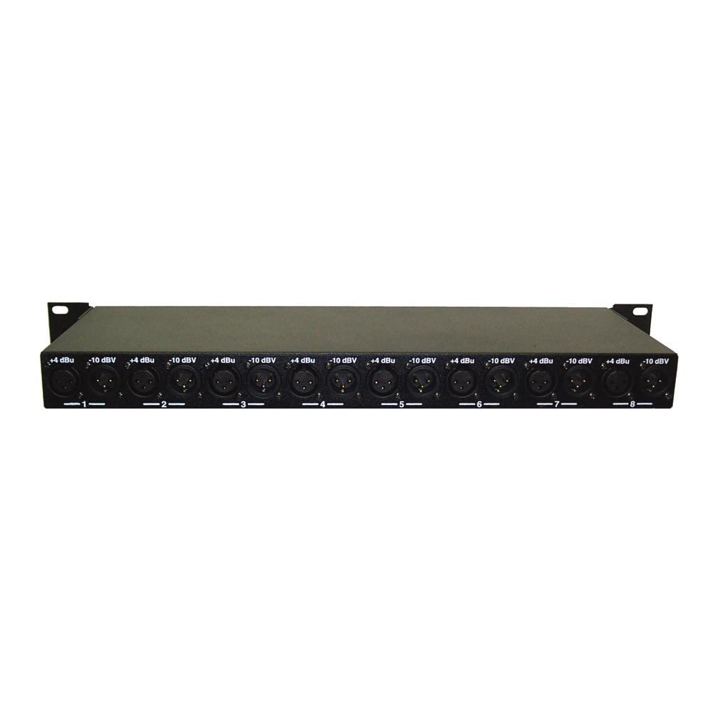 PA Accessories - EBTECH LINE LEVEL SHIFTER LLS-8-XLR (8 Ch Rack With XLR)