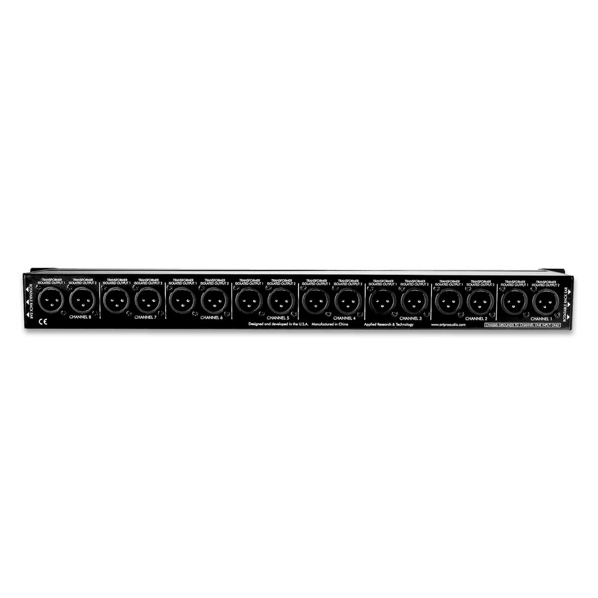 ART S8-3WAY Eight Channel High Performance Balanced 3-way Microphone Splitter - Rack Mount