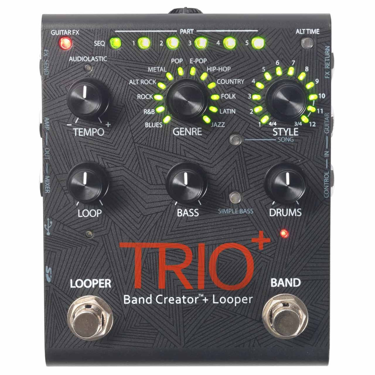 Pedals & Effects - Digitech TRIO+ Band Creator + Looper