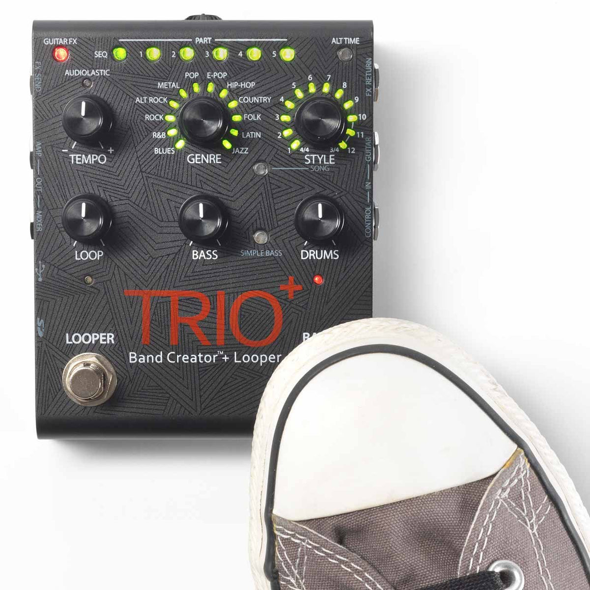 Pedals & Effects - Digitech TRIO+ Band Creator + Looper