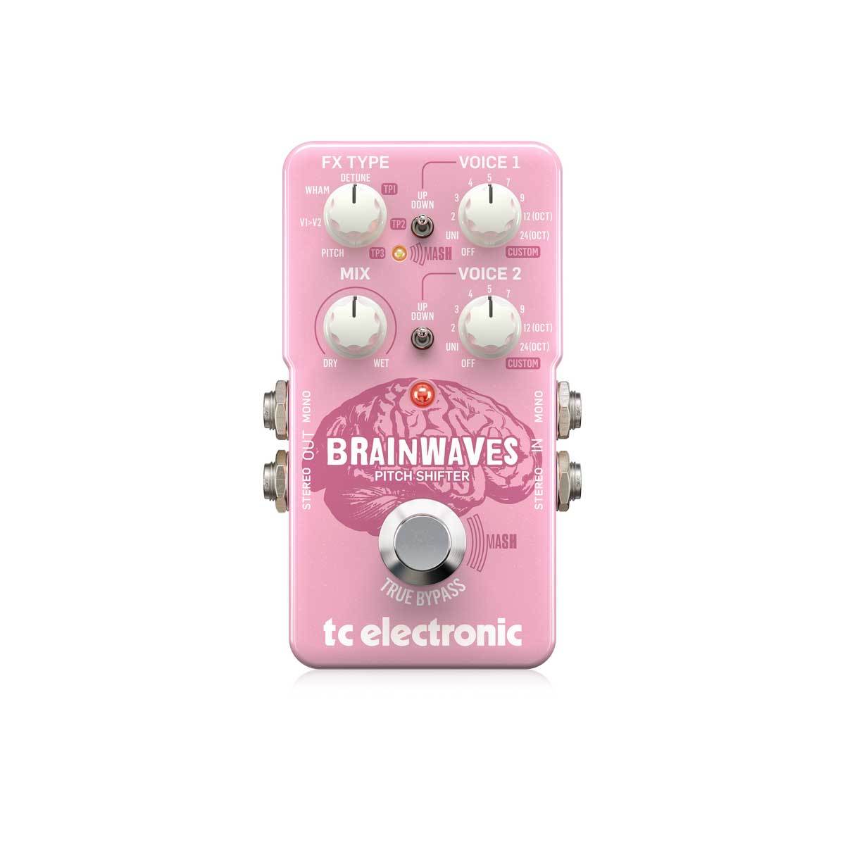 Pedals & Effects - TC Electronic Brainwaves Studio-Grade Pitch Shifter With 4 Octave Dual Voices