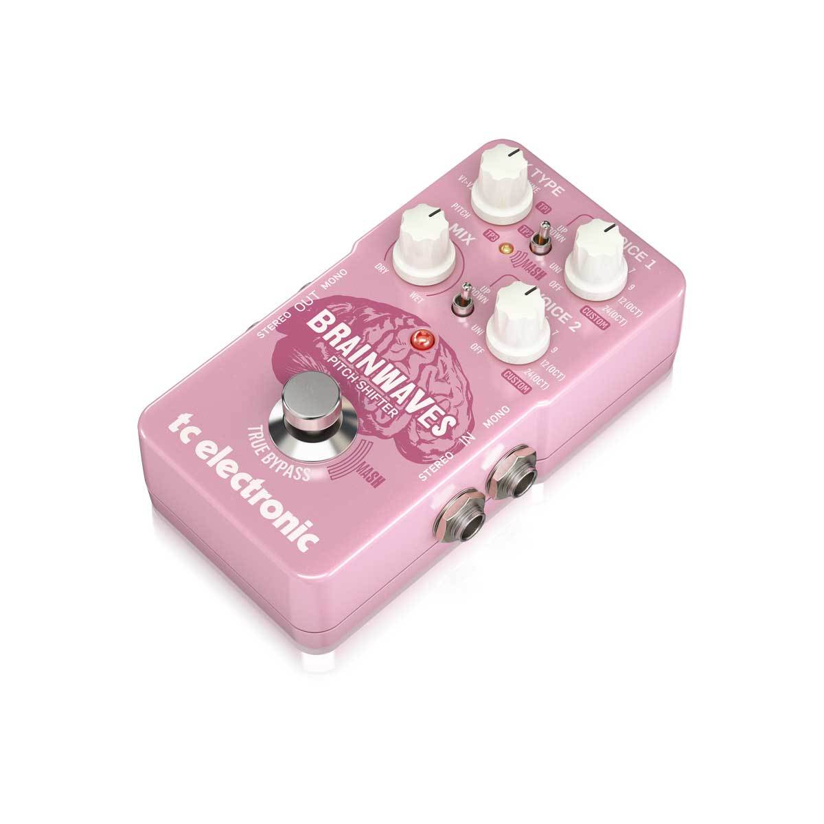 Pedals & Effects - TC Electronic Brainwaves Studio-Grade Pitch Shifter With 4 Octave Dual Voices
