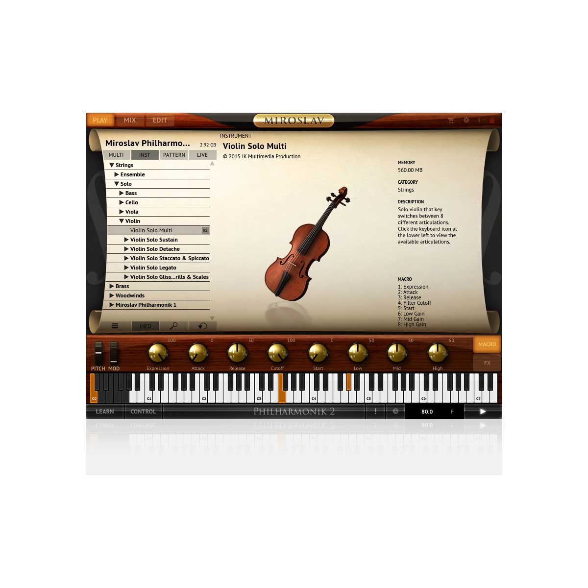  IK Multimedia Miroslav Philharmonik 2 