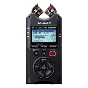 Portable Recorder - Tascam DR-40X Four Track Handheld Recorder & USB Audio Interface