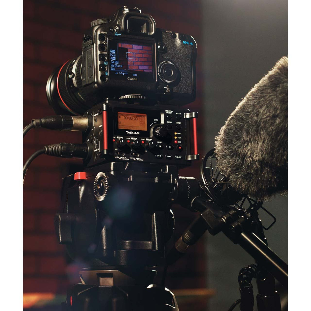 Portable Recorder - Tascam DR-60D MKII Linear PCM Recorder / Mixer For DSLR