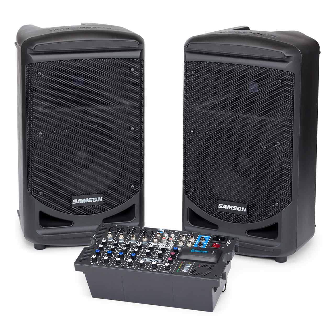 Powered PA Speakers - Samson Expedition XP800 - 800-Watt Portable PA