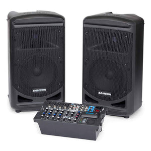 Powered PA Speakers - Samson Expedition XP800 - 800-Watt Portable PA
