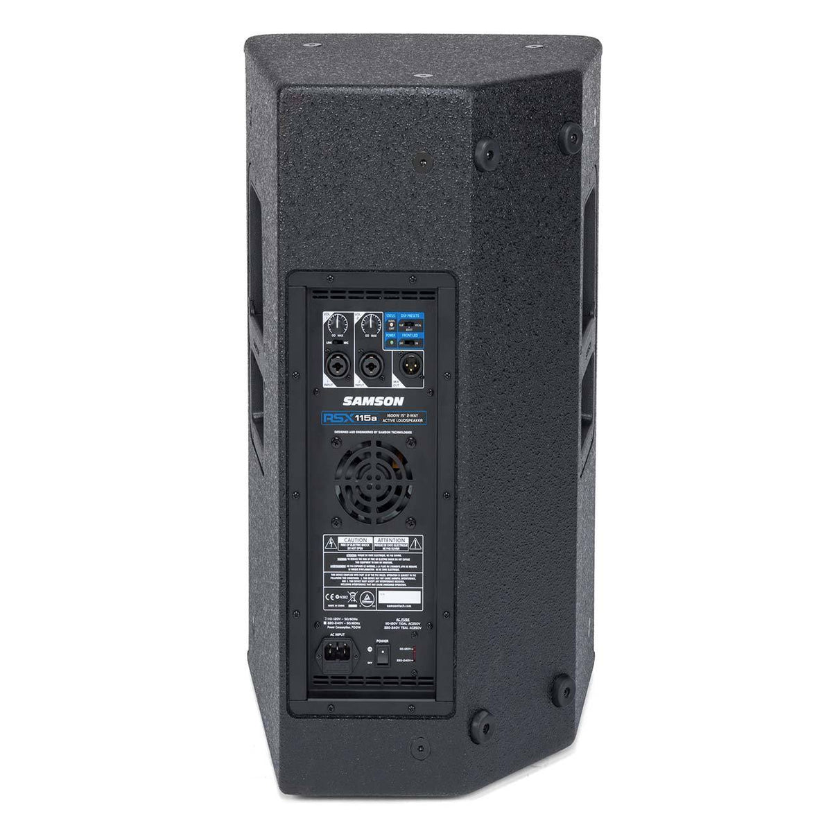 Powered PA Speakers - Samson RSX115A - 1600W 2-Way Active Loudspeaker (SINGLE)