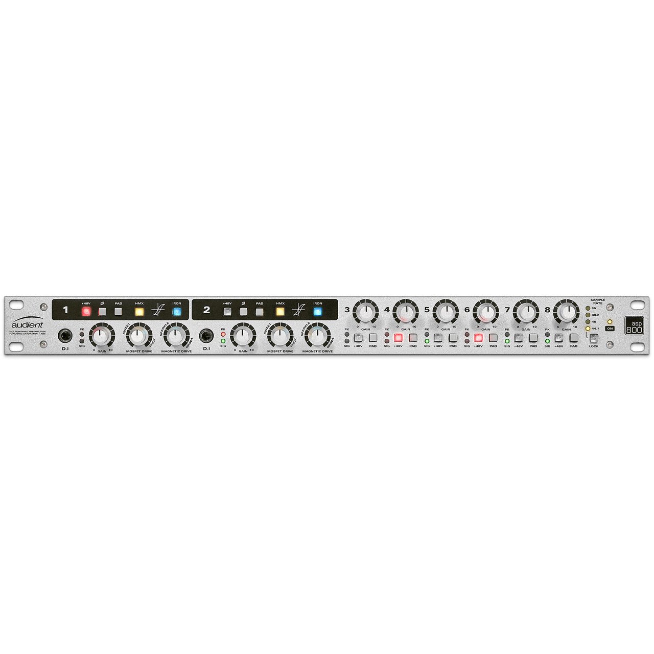 Preamps/Channel Strips - Audient ASP800 8 Channel Microphone Preamplifier And ADC