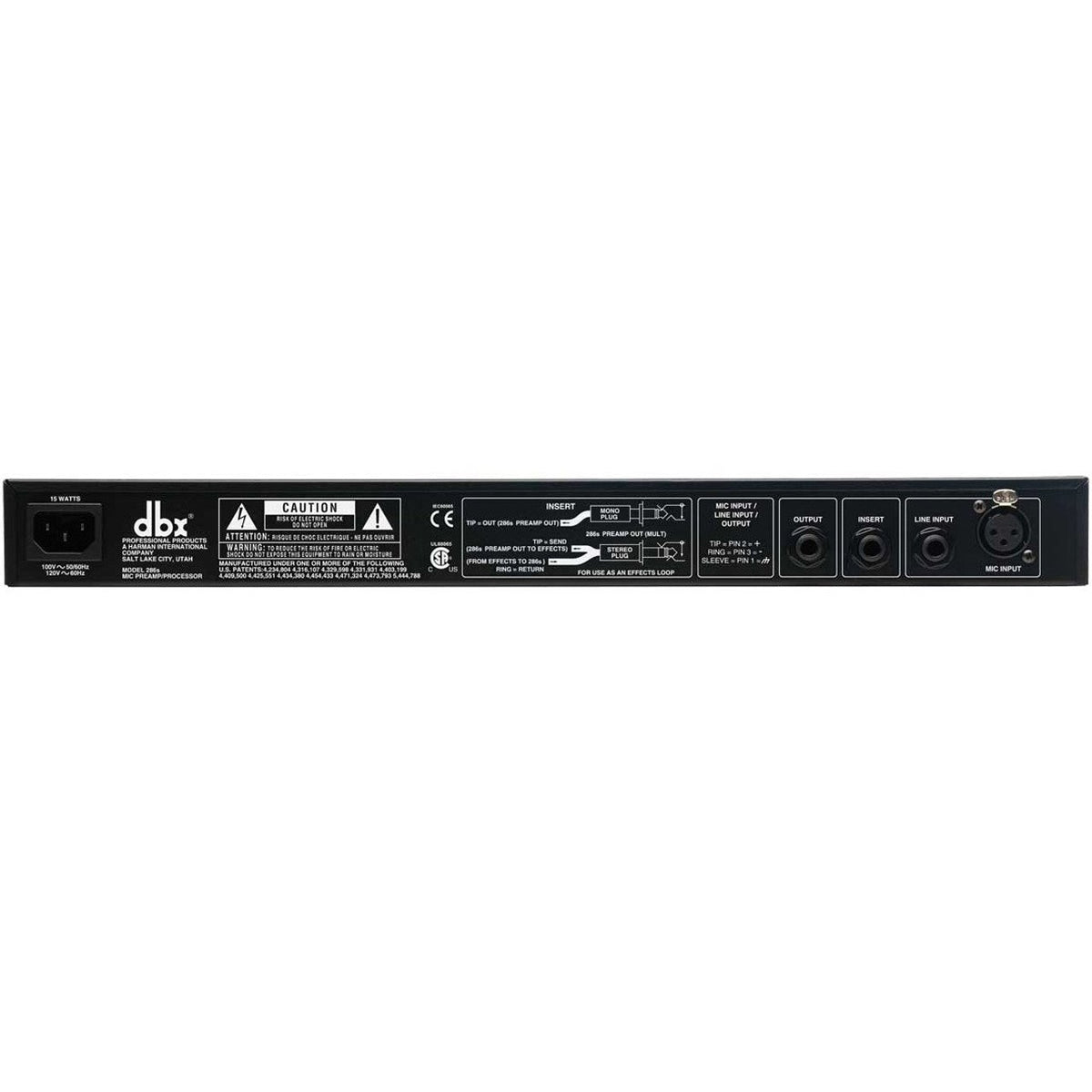 Preamps/Channel Strips - Dbx 286s Microphone Pre-amp Processor