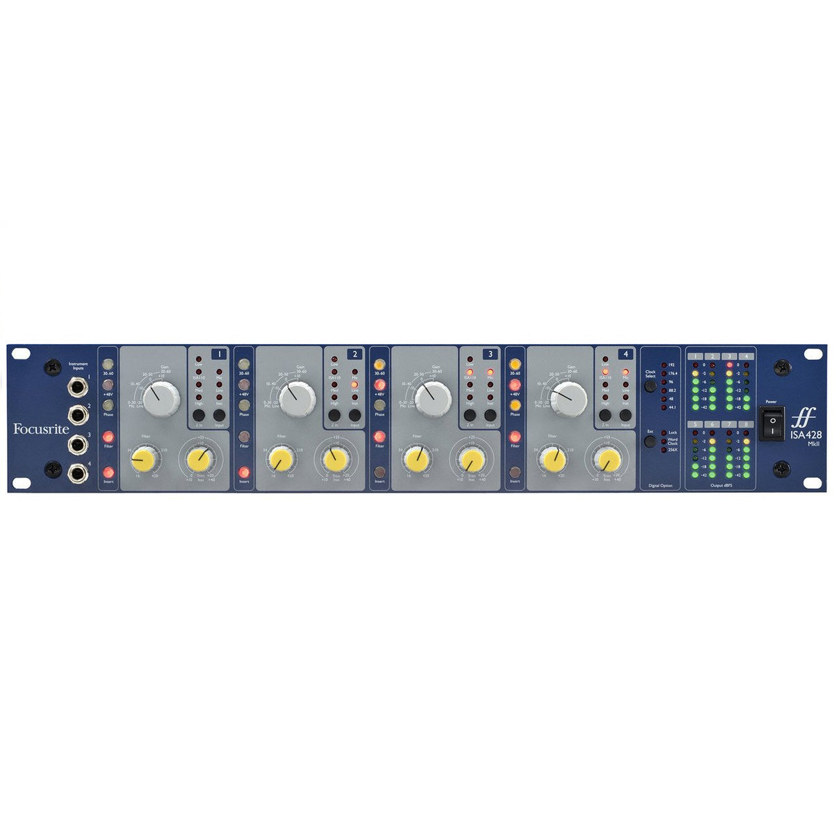 Preamps/Channel Strips - Focusrite ISA 428 MkII Four Chanel Preamp