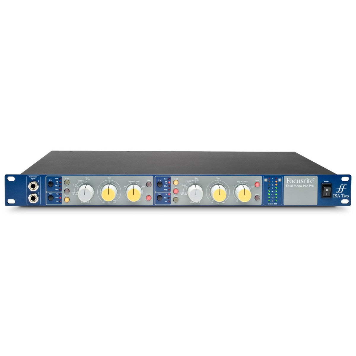 Preamps/Channel Strips - Focusrite ISA Two - Dual Channel Mic Pre