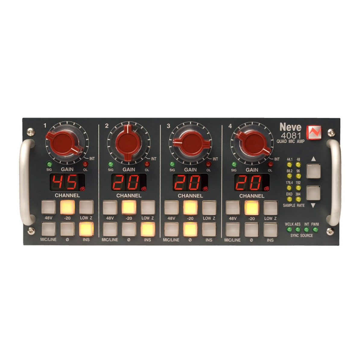 Preamps/Channel Strips - Neve AMS 4081 Quad Mic Preamp