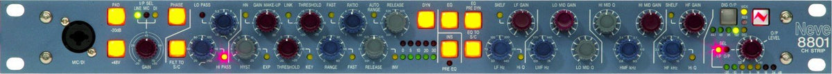 Preamps/Channel Strips - Neve AMS 8801 Channel Strip – Microphone Preamplifier / Equaliser / Dynamics