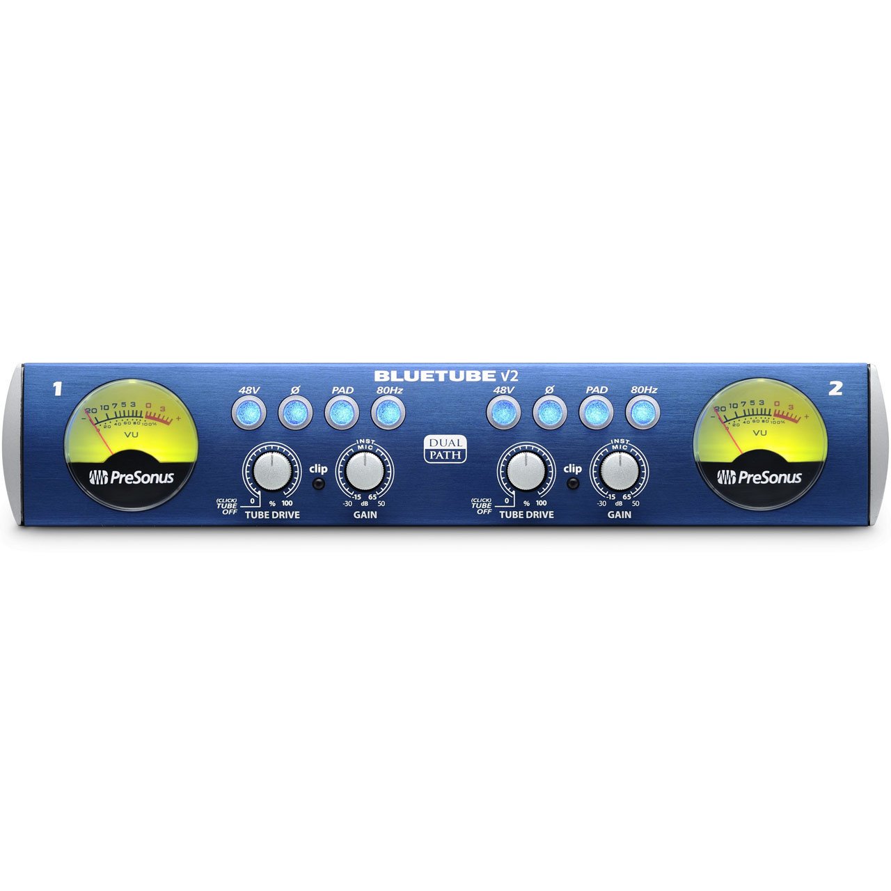 Preamps/Channel Strips - PreSonus BlueTube DPV2 - 2-Channel Mic/Instrument Tube Preamp