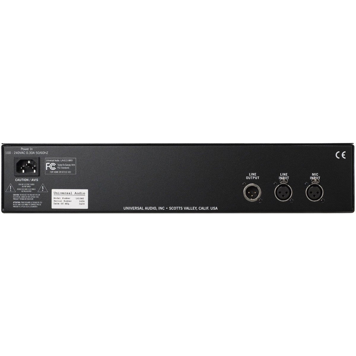 Preamps/Channel Strips - Universal Audio LA-610 MkII Valve Microphone Preamp & Compressor