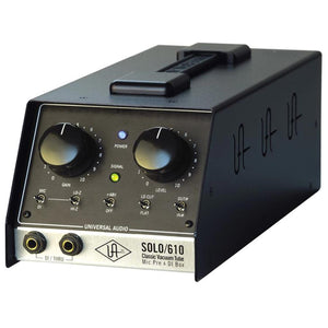 Preamps/Channel Strips - Universal Audio SOLO/610 Classic Vacuum Tube Mic Pre & DI Box