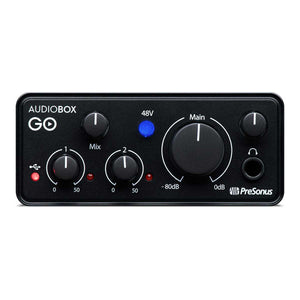 PreSonus Audiobox Go compact 2x2 USB audio interface