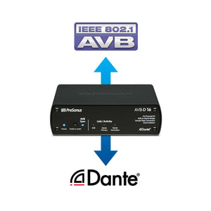 PreSonus AVB-D16 AVB to Dante Bridge